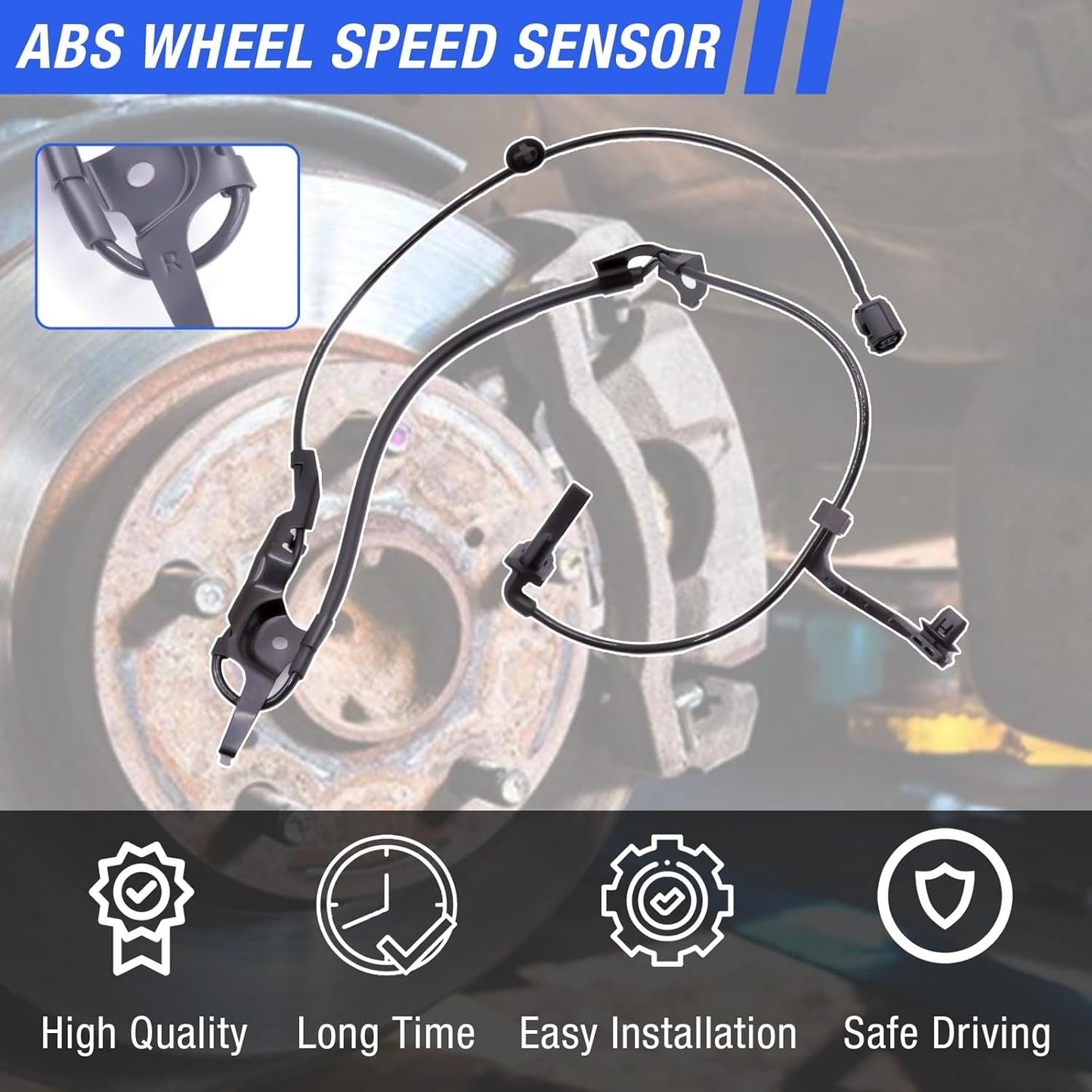 8954206081 ABS Wheel Speed Sensor Right For Toyota Avalon Camry 2018-2022