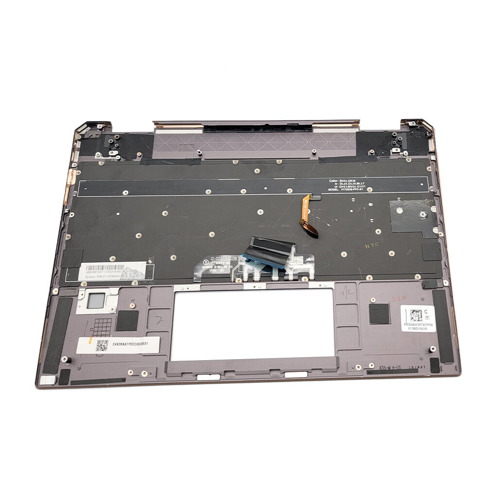 New L37681-001 Palmrest W/ Backlit Keyboard For HP Spectre X360 13-AP Series US