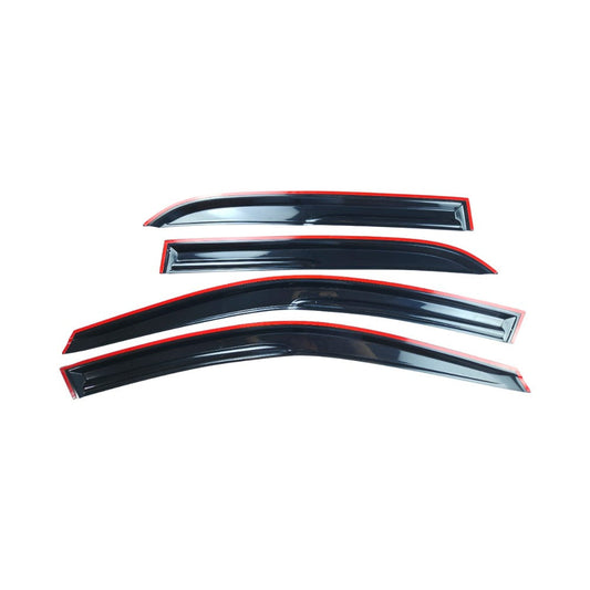 Window Visor Sun Rain Deflector Guard For 2003-2007 Honda Accord 4-Door Sedan