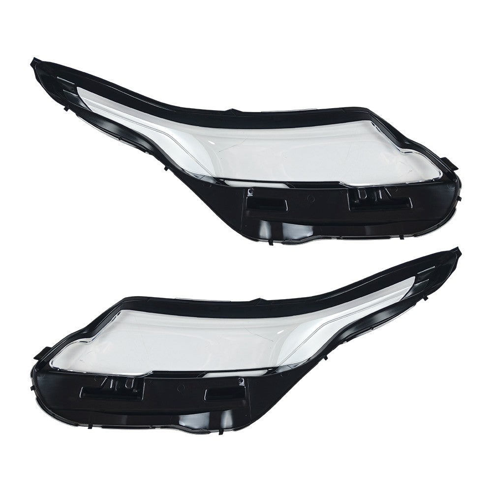 Left & Right Headlight Clear Lens Cover For 2017-2024 Range Rover Velar