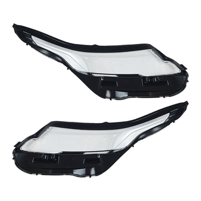 Left & Right Headlight Clear Lens Cover For 2017-2024 Range Rover Velar