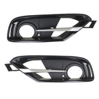 For BMW 3 Series F30 F31 4pcs Front Bumper Fog Light Lamp Grille Covers Trim
