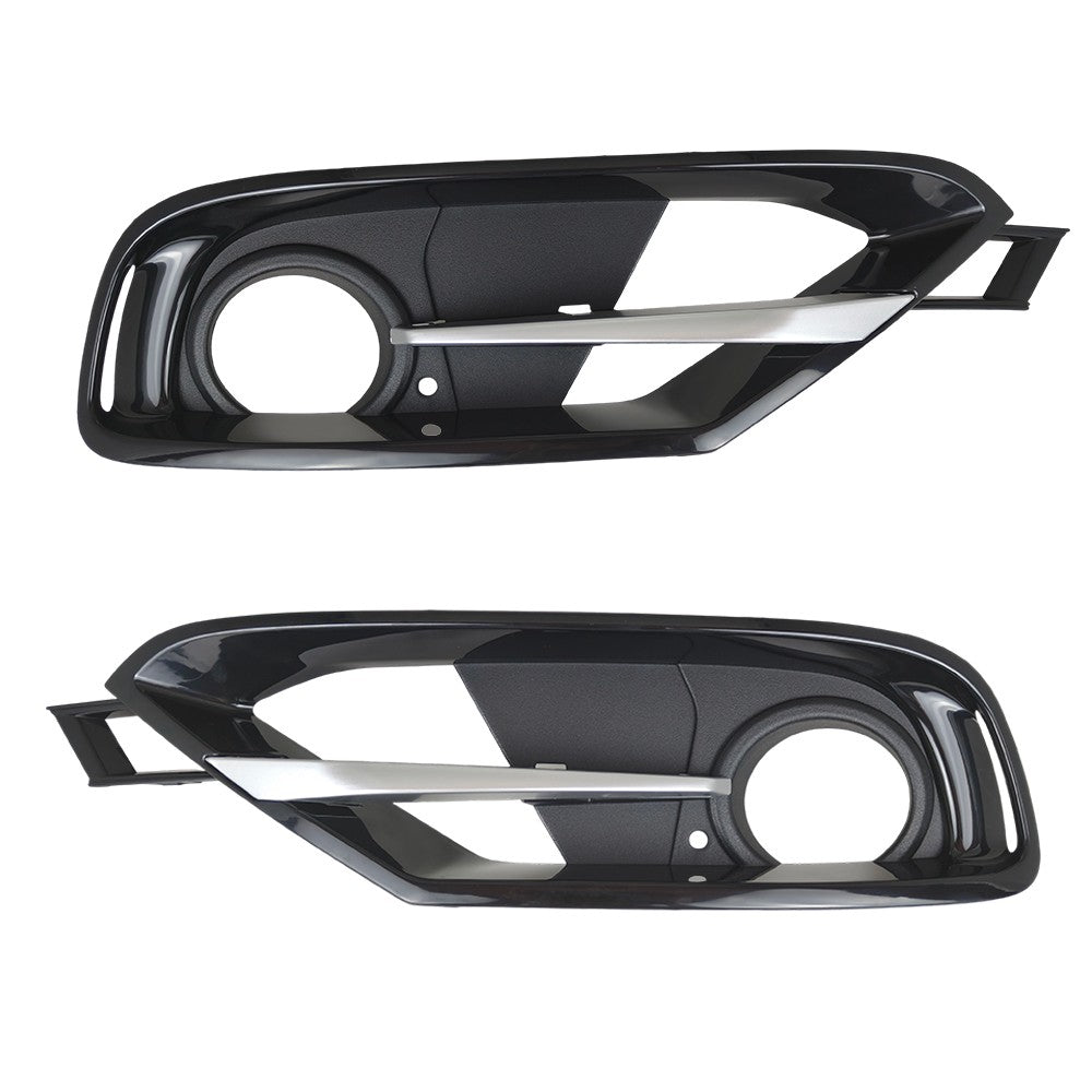For BMW 3 Series F30 F31 4pcs Front Bumper Fog Light Lamp Grille Covers Trim