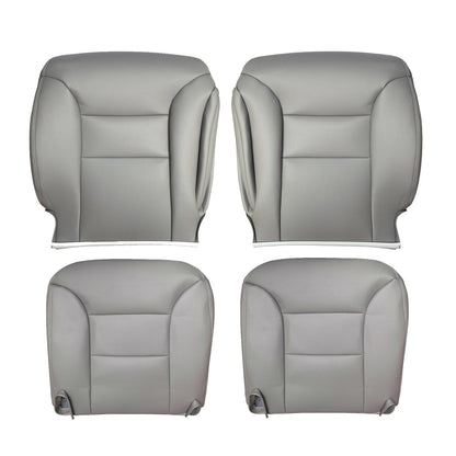 For 1995 1996 1997 1998 1999 Chevy Tahoe Suburban Leather Seat Covers Gray