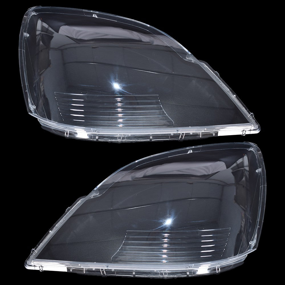 Driver + Passenger Pair Headlamp Headlight Lens Covers For Lexus GX470 2003-2009