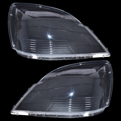 Driver + Passenger Pair Headlamp Headlight Lens Covers For Lexus GX470 2003-2009