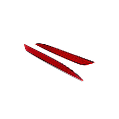 Tail Rear Bumper Reflector Red Pair LH RH For Tesla Model Y 2022 2021 2020