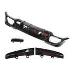 Gloss Black Rear Diffuser For BMW 330e xDrive 2022	Base Sedan 4-Door L4 2.0L