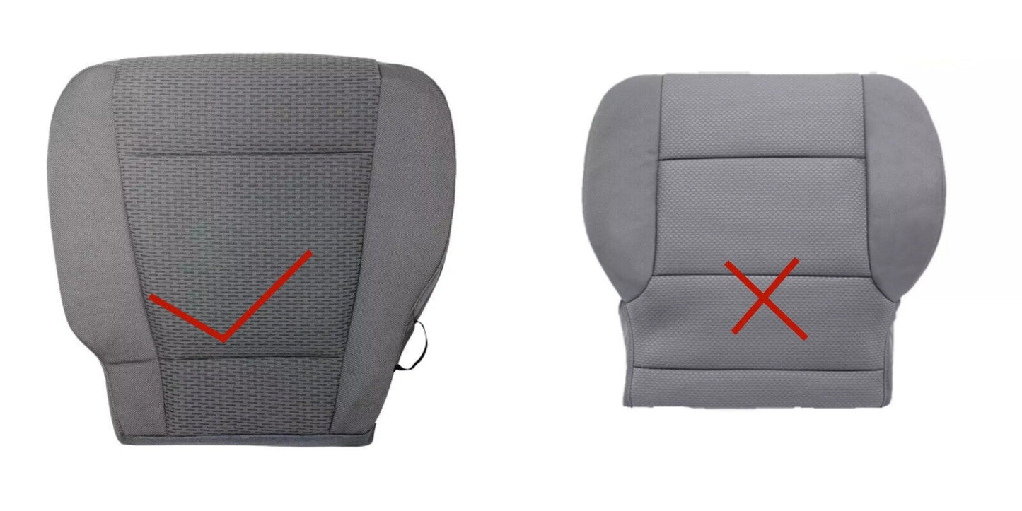 Front Driver Bottom Cloth Seat Cover For 2017-2021 Ford F250 F350 F450 F550