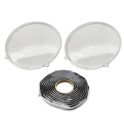 A Pair Front Headlight Lens Cover For 2020-2022 2023 Mercedes-Benz G-Class W464