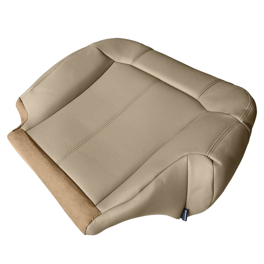 Driver Bottom Leather Seat Cover Tan For 1999-2002 Chevy Tahoe