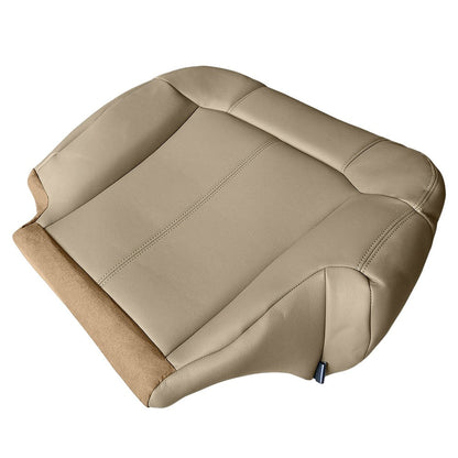 Driver Bottom Leather Seat Cover Tan For 1999-2002 Chevy Tahoe