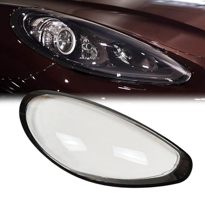 Headlight Lens Shell+Sealant Glue For Porsche Panamera 970 2014-16