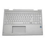 New 934640-001 Palmrest Case w/Backlit Keyboard Silver For HP ENVY X360 15-BP US