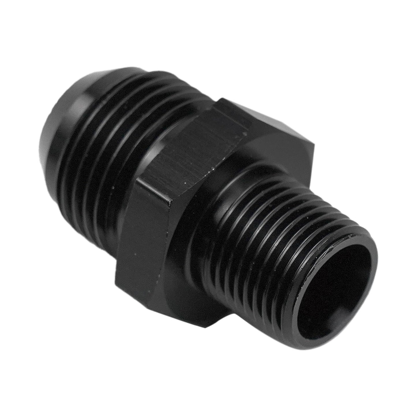 10AN Male Flare to 3/8" NPT Pipe Fitting Adapter Connector Union Straight