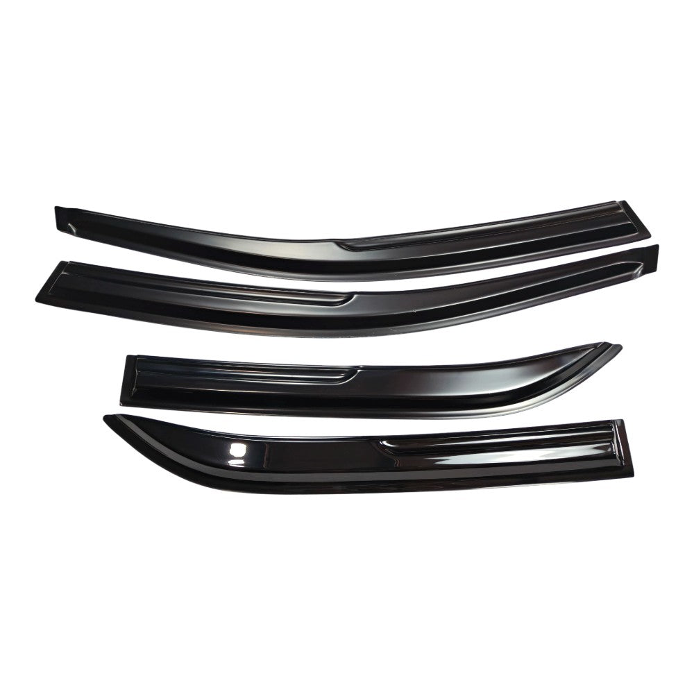 M Style Window Visors Sun Rain Guards For 2009-2013 Toyota Corolla Sedan