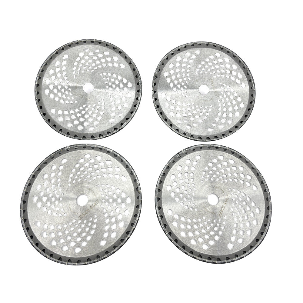 4 Pack Carbide Tip 10 Inch 40T Brush Cutter Blade Trimmer Blades for Weed Eater