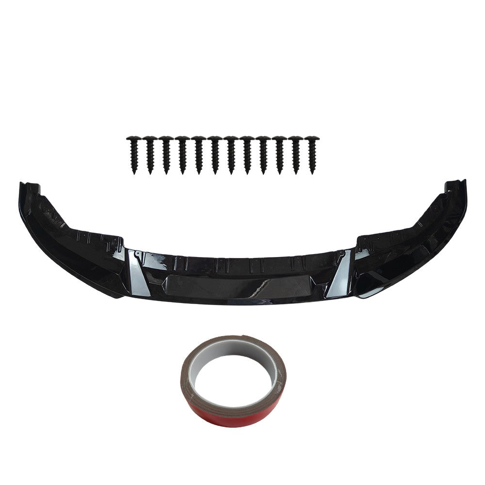 FOR 21-25 BMW G26 M440i i4 M50 GRAN COUPE 3D STYLE GLOSS BLACK FRONT BUMPER LIP
