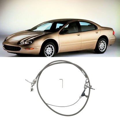 for Chrysler 904 Tranny Kickdown Cable Kit Stainless Braided Kick Down Cable