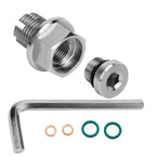 Oil Drain Plug Self Tapping Piggyback Stainless Steel Repair Kit M12