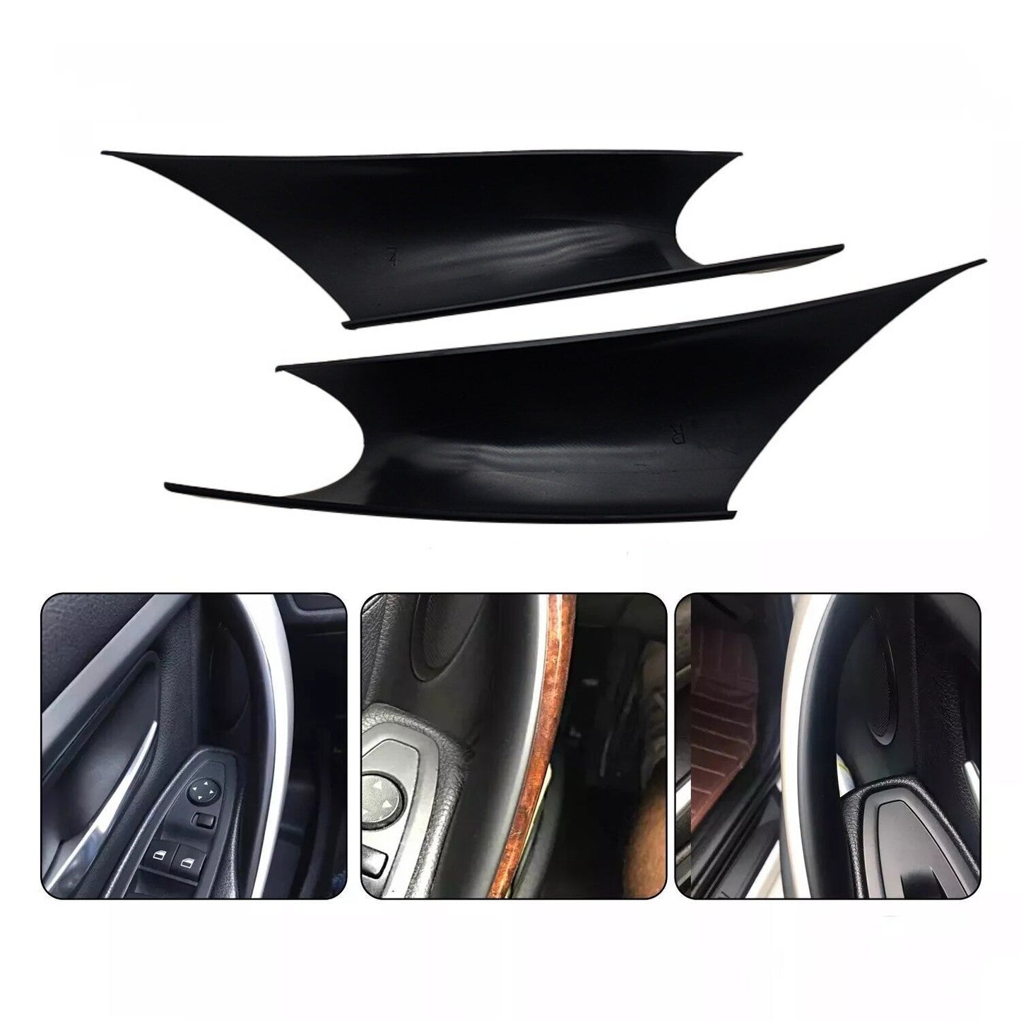 Inner Door Handle Trim Panel Pull Cover for BMW 3 4 Series F30 F31 F32 F36 L+R