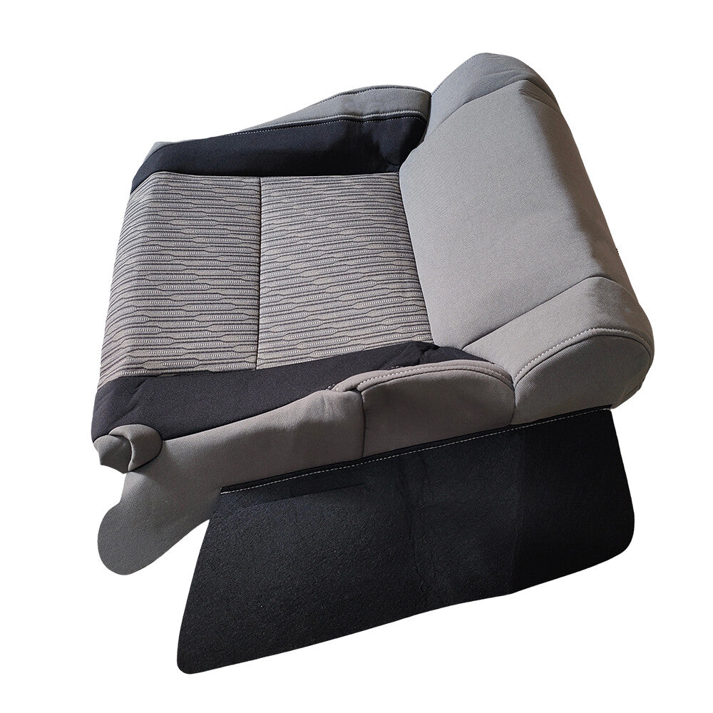 Front Driver Bottom Cloth Seat Cover Gray/Black For 2014 - 2021 Toyota Tundra