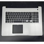 New 06V9FW Silver Palmrest w/ Backlit Keyboard For Dell Inspiron 17 5770 5775 US