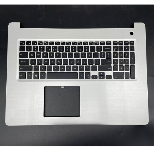 New 06V9FW Silver Palmrest w/ Backlit Keyboard For Dell Inspiron 17 5770 5775 US