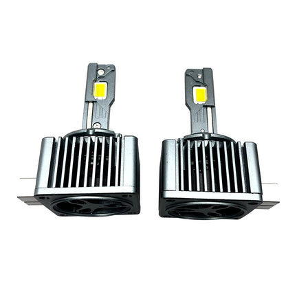 1 Pair D3S D3R LED Headlight Bulbs Kit 6500K White HID Xenon Conversion Lamp