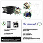 New For GE Refrigerator Evaporator Fan Motor WR60x26866 WR49x25197 239D1412 US