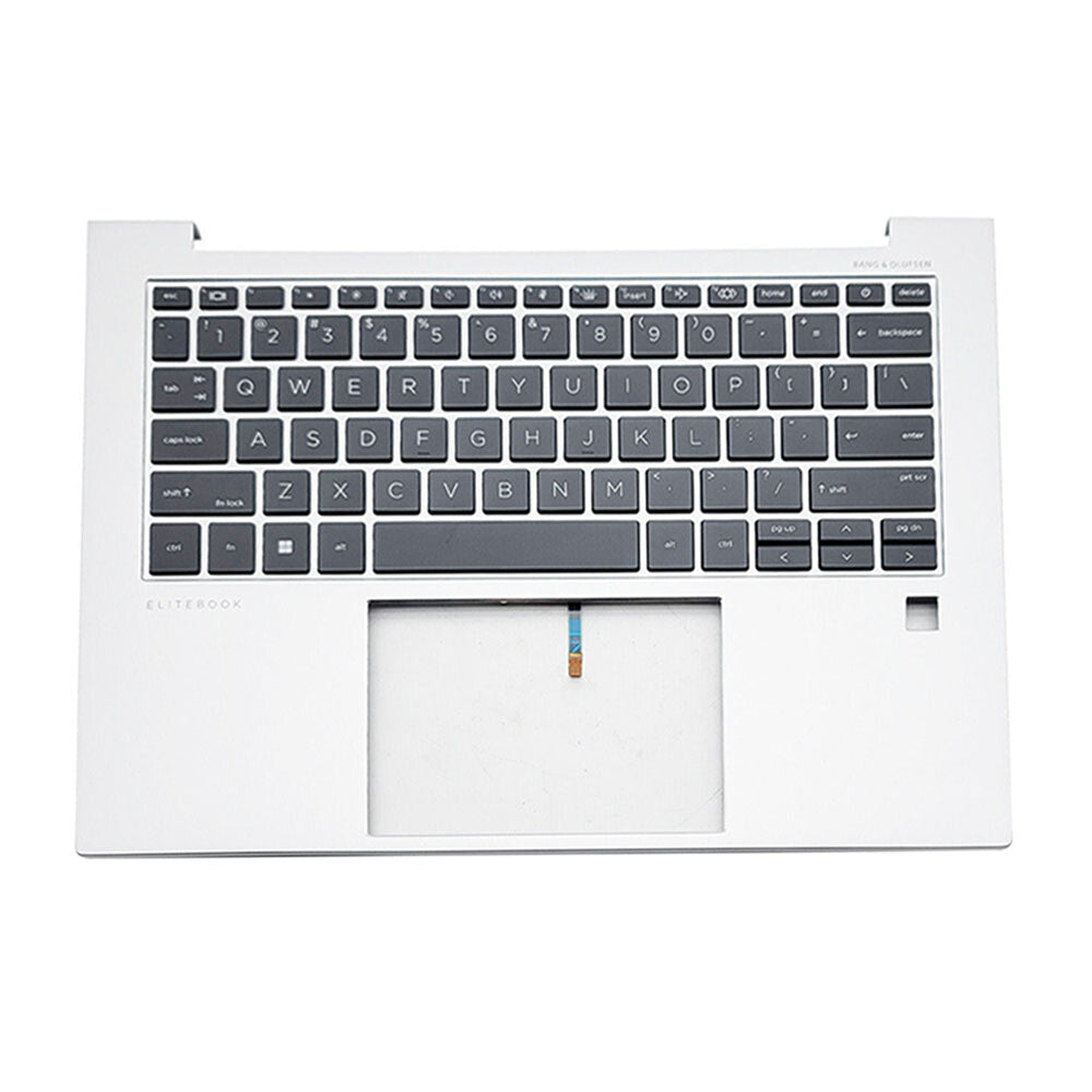 New For HP Elitebook 840 G9 845 US Palmrest w/Backlit Keyboard Silver N09058-001