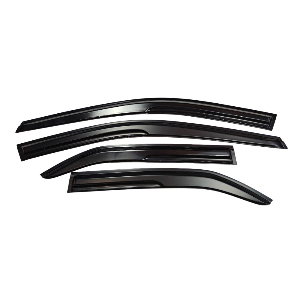 Window Visors Rain Guards For 2012-2017 Toyota Camry 3D Wavy M Style Ş
