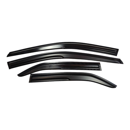 Window Visors Rain Guards For 2012-2017 Toyota Camry 3D Wavy M Style Ş