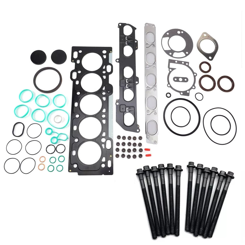 Engine Cylinder Head Gasket +Bolts For 04-15 Volvo C30 C70 S40 S60 V50 V60 2.5L