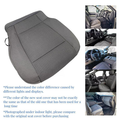 Front Driver Bottom Cloth Seat Cover For 2017-2021 Ford F250 F350 F450 F550