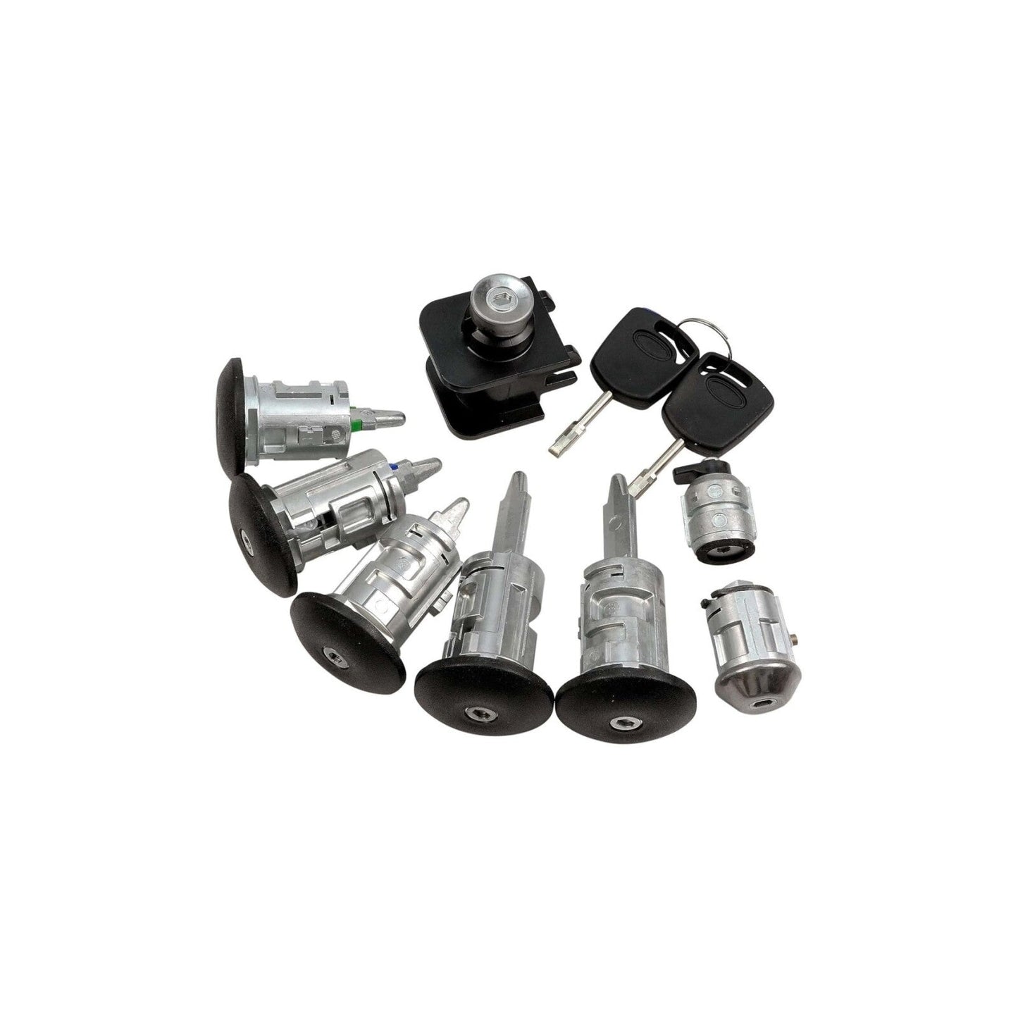 Car Door Cylinder Lock Set of 8 pcs,Front and Rear Driver Door Lock Switches