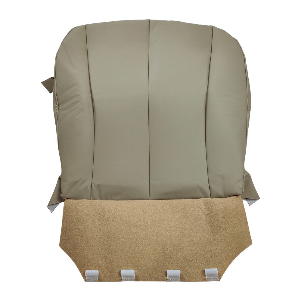 Driver Side Bottom Replacement Leather Seat Cover Tan For 2007-2011 Toyota Camry