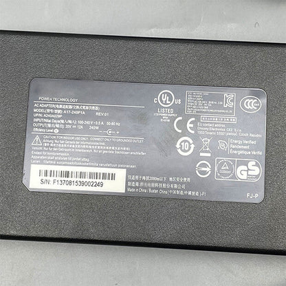 A20240P2A A17240P1A AC Adapter for MSI Crosshair 16 A13VGK815US 240W