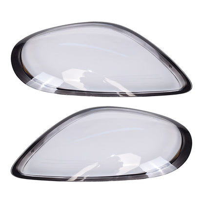 For 2014-2016 Porsche Boxster Cayman 981 Headlight Lens Cover Shell Left + Right