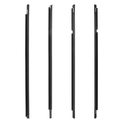 New WCO09 4PCS Door Belt Weather Strip Molding Seal For 2003-2008 Toyota Corolla
