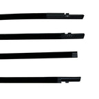 4PCS Weatherstrip Window Moulding Trim Seal Belt For Honda Civic Sedan 2016-2021
