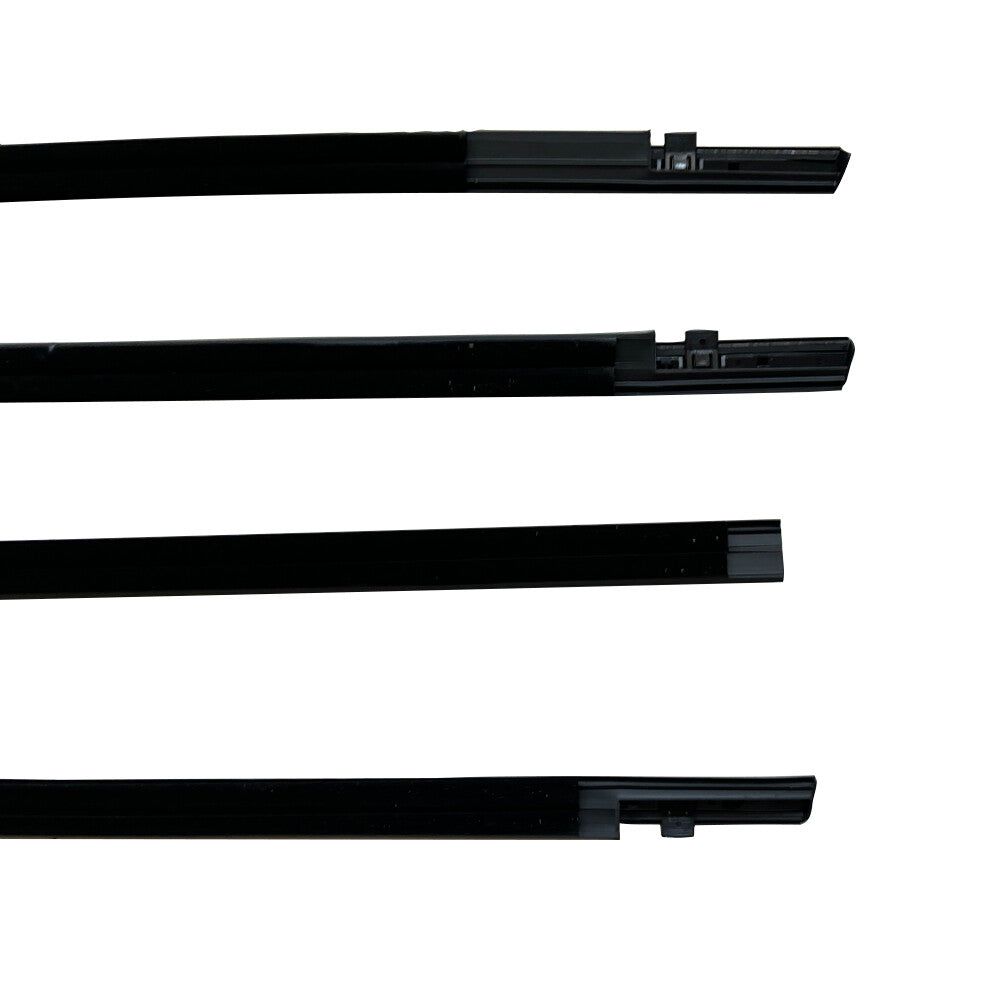 4PCS Weatherstrip Window Moulding Trim Seal Belt For Honda Civic Sedan 2016-2021
