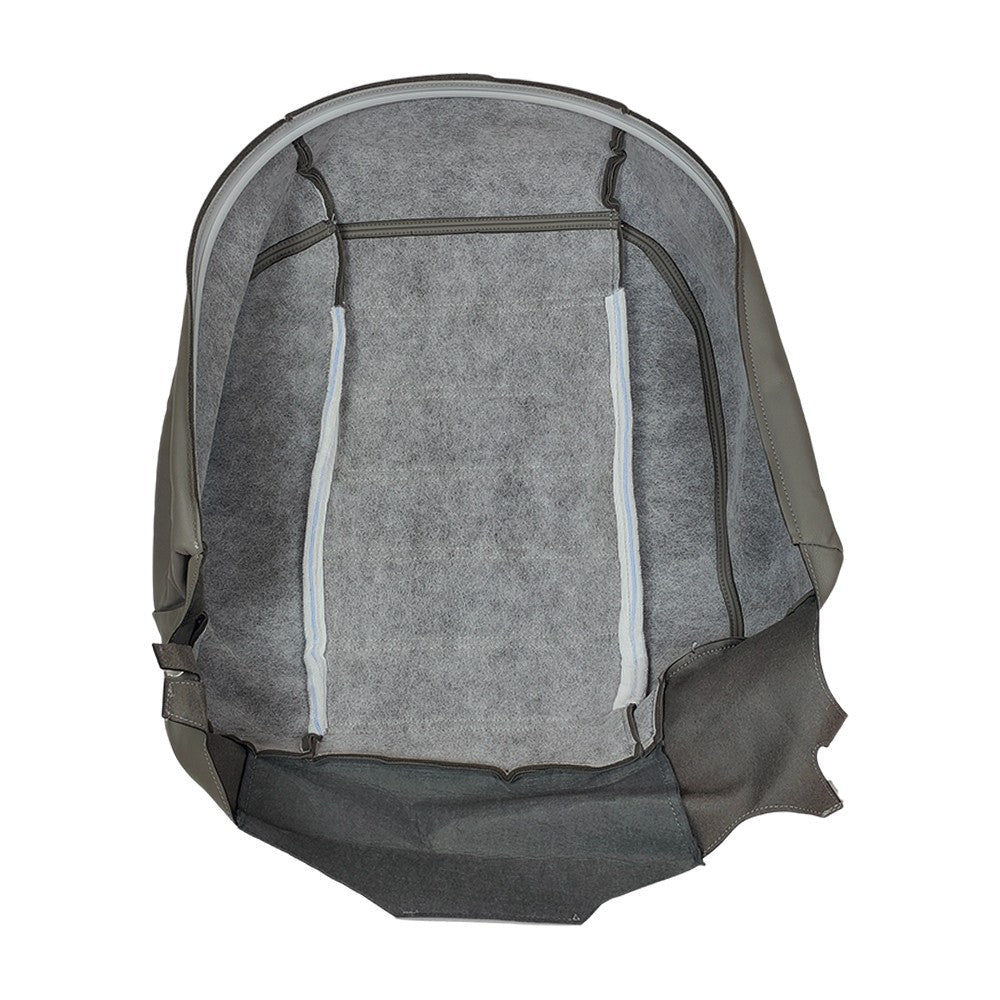 2003 to 2007 For Hummer H2 Front Driver Side Bottom Leather Seat Cover Gray