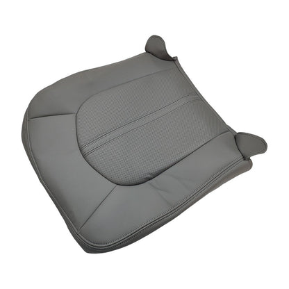 Front Driver Bottom Top Leather Seat Cover Gray For 2008 - 2013 Cadillac CTS