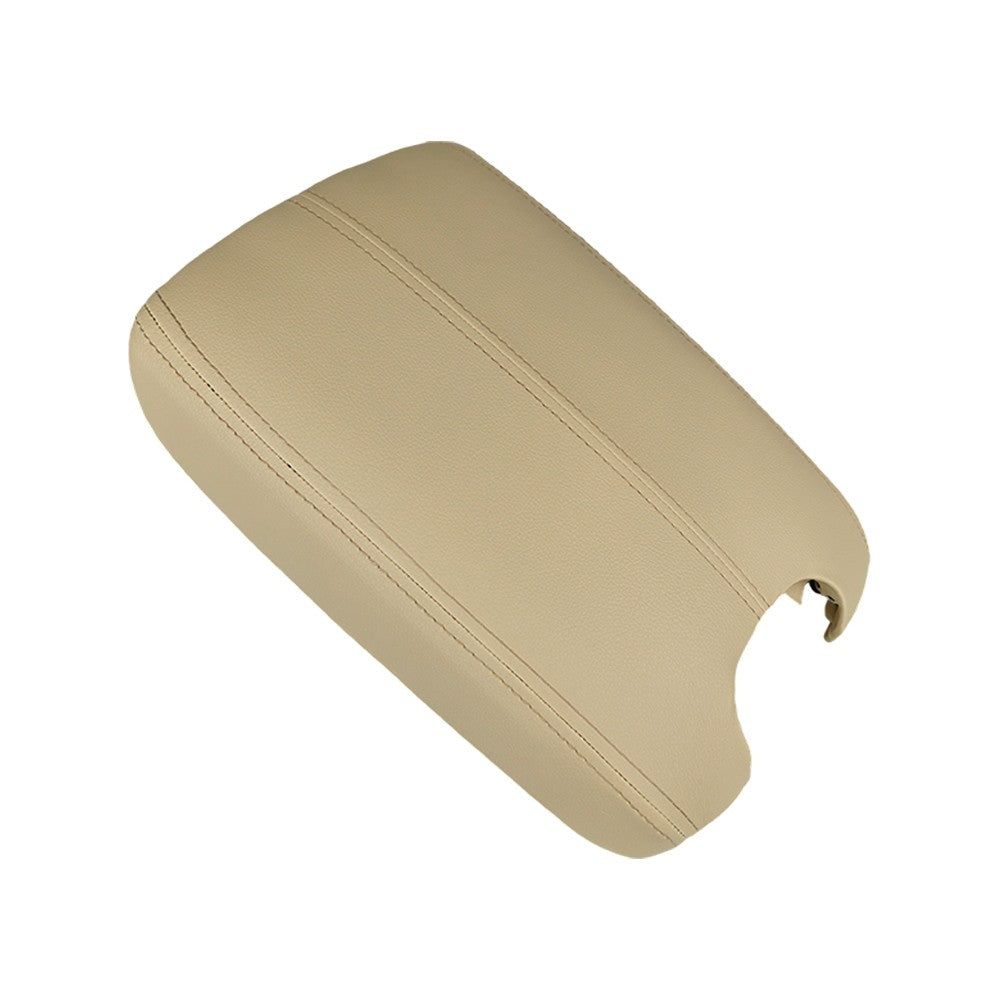 Door Armrest Hand Leather Arm Rest Cover & Base Lid Beige For Honda Accord 08-12