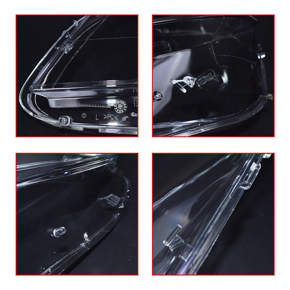 Car Front Headlight Lens Cover For Mercedes Benz C Class W204 2011-2015