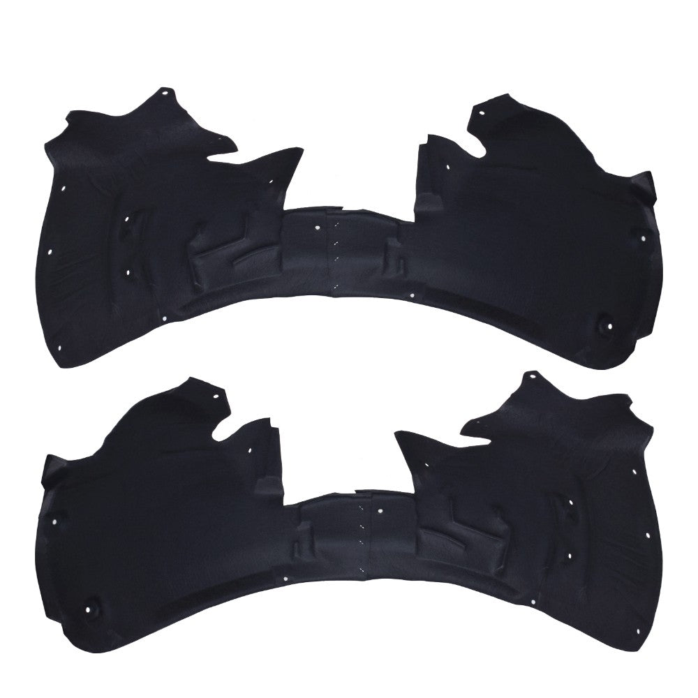 Front Driver Passenger Fender Liner Set with Clips for Audi A4 S4 2009 2012