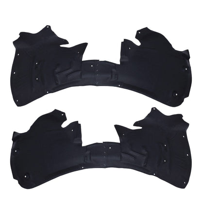 Front Driver Passenger Fender Liner Set with Clips for Audi A4 S4 2009 2012