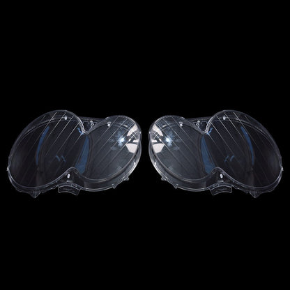 A Pair Headlight Lens Cover Clear L+R For Mercedes Benz CLK C209 W209 2005-2009