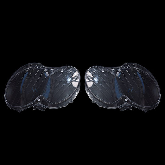 A Pair Headlight Lens Cover Clear L+R For Mercedes Benz CLK C209 W209 2005-2009